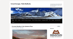 Desktop Screenshot of nickbullock-climber.co.uk